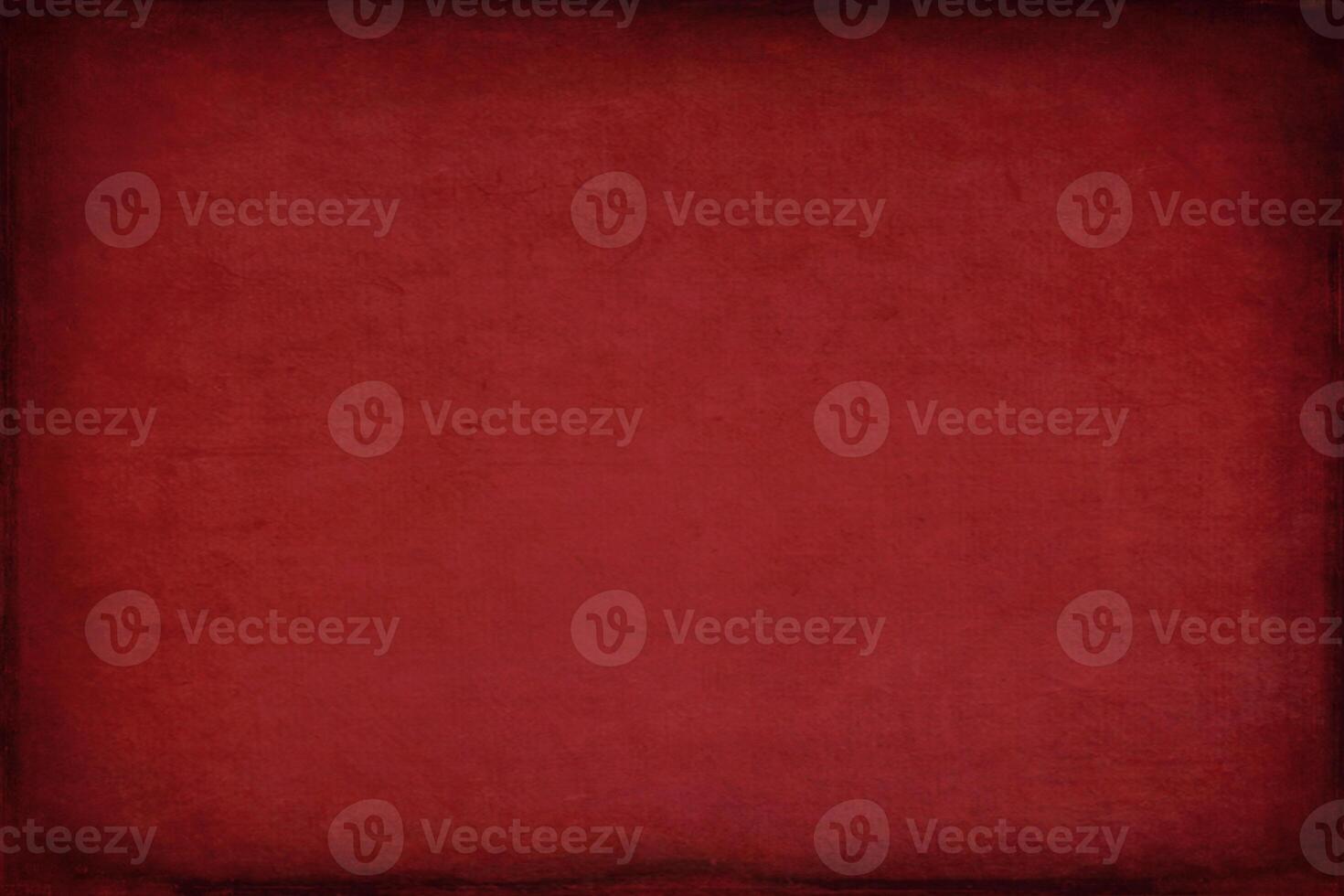 Vintage Christmas red background with scratches and scuffs. photo