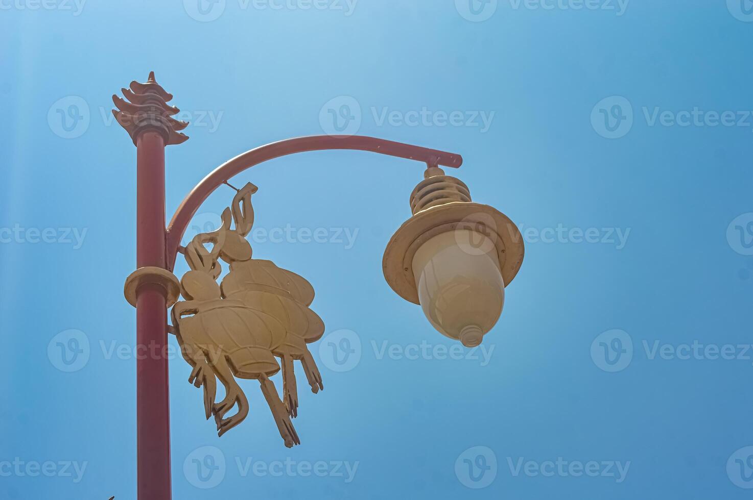 an antique Chinese style street lamp photo