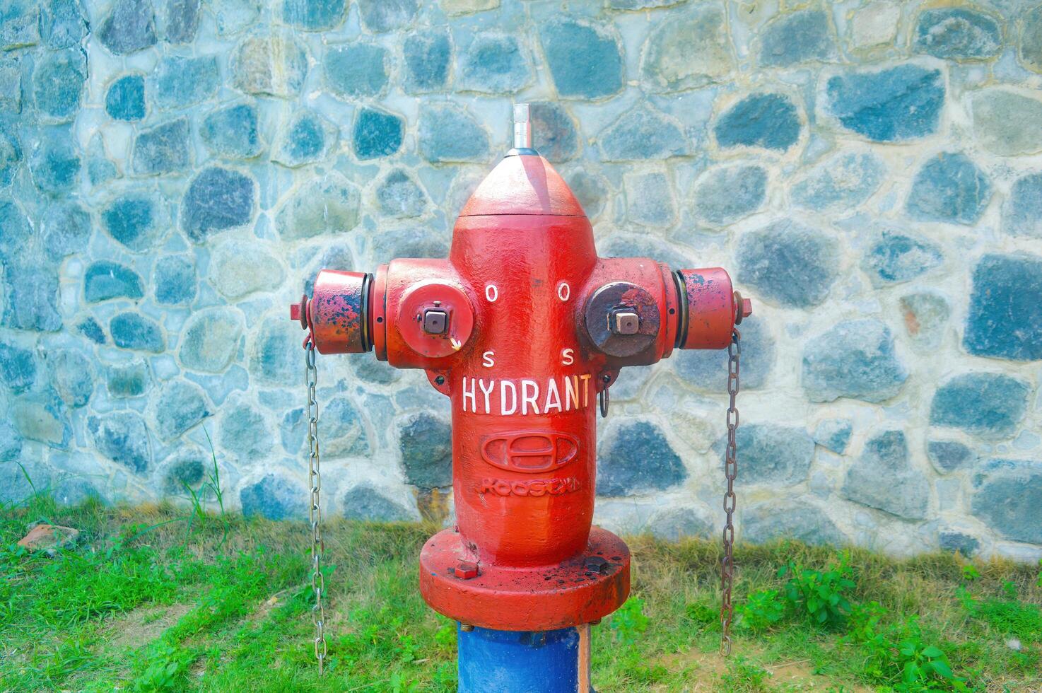 a pair of hydrants for fire fighting, Indonesia, 22 December 2023. photo
