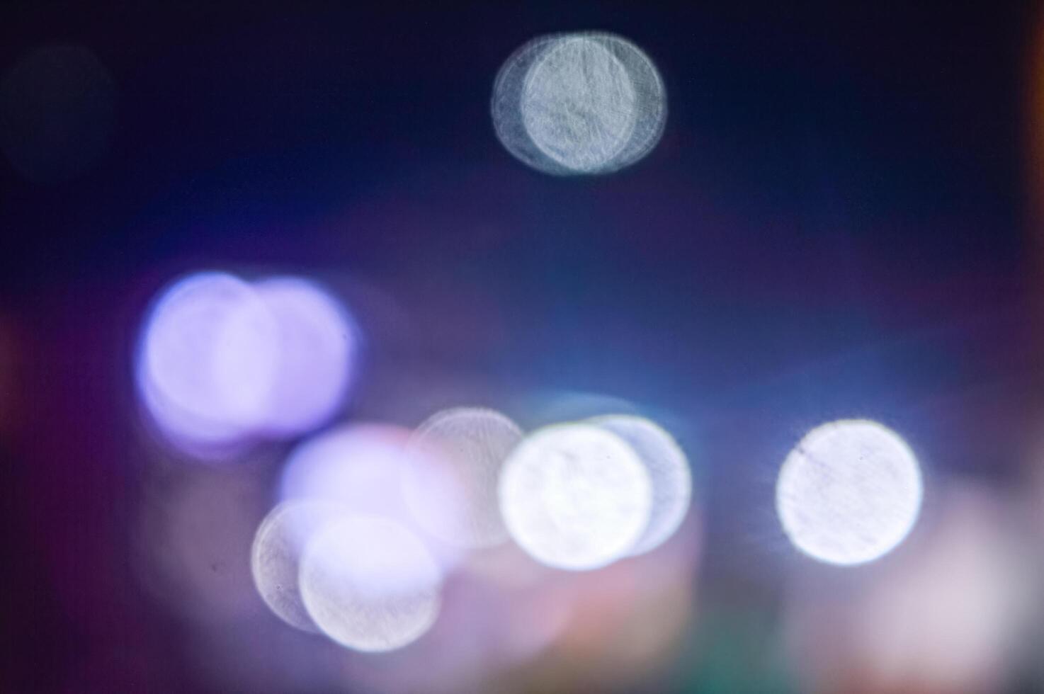 background of colorful bokeh light and blur at night photo