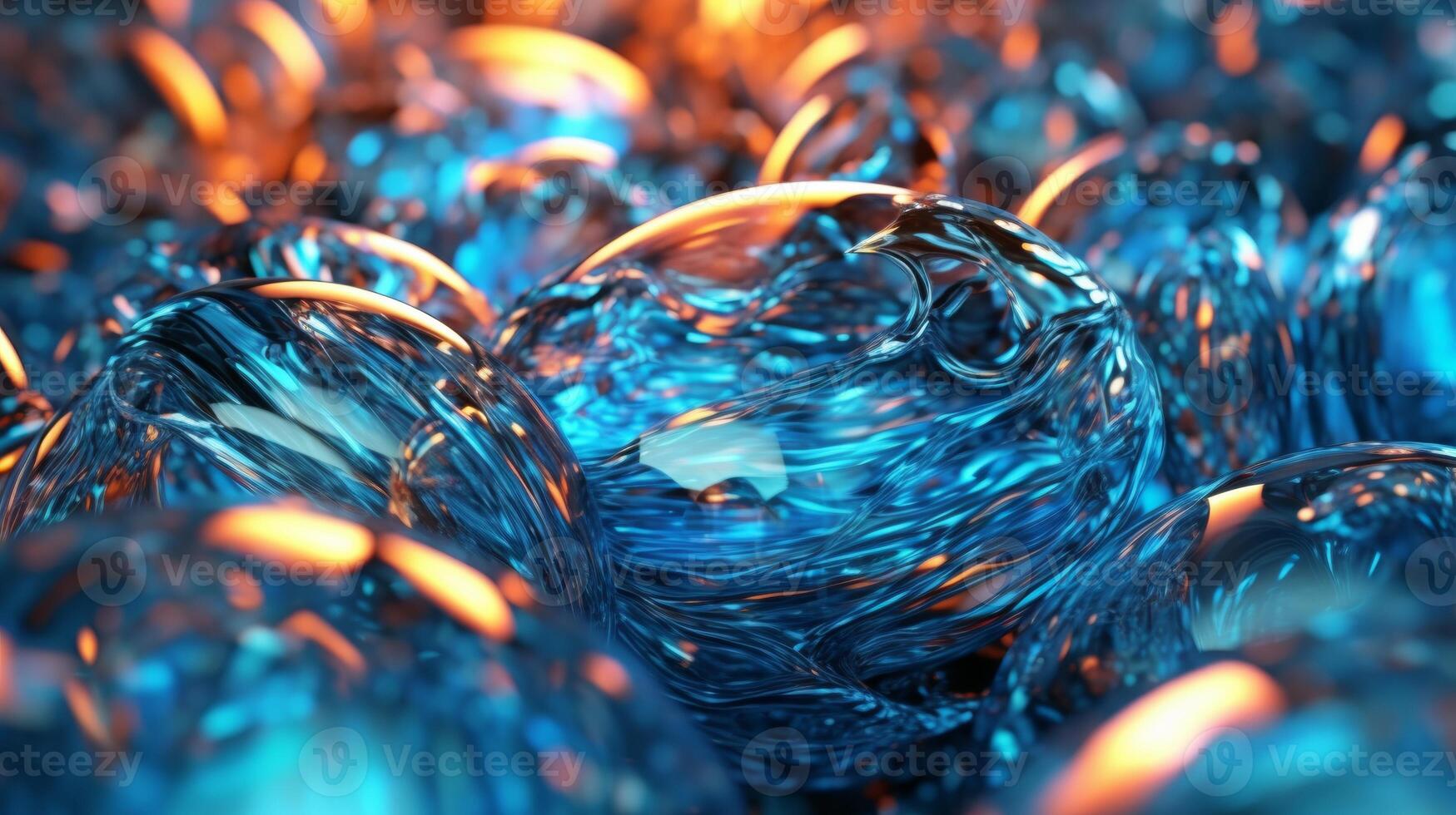 AI generated A dazzling array of sharp glass peaks in a dynamic abstract composition background photo