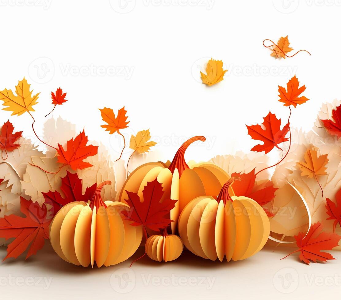 AI generated 3D 3D Fall Flowers Fusion Art Floral photo