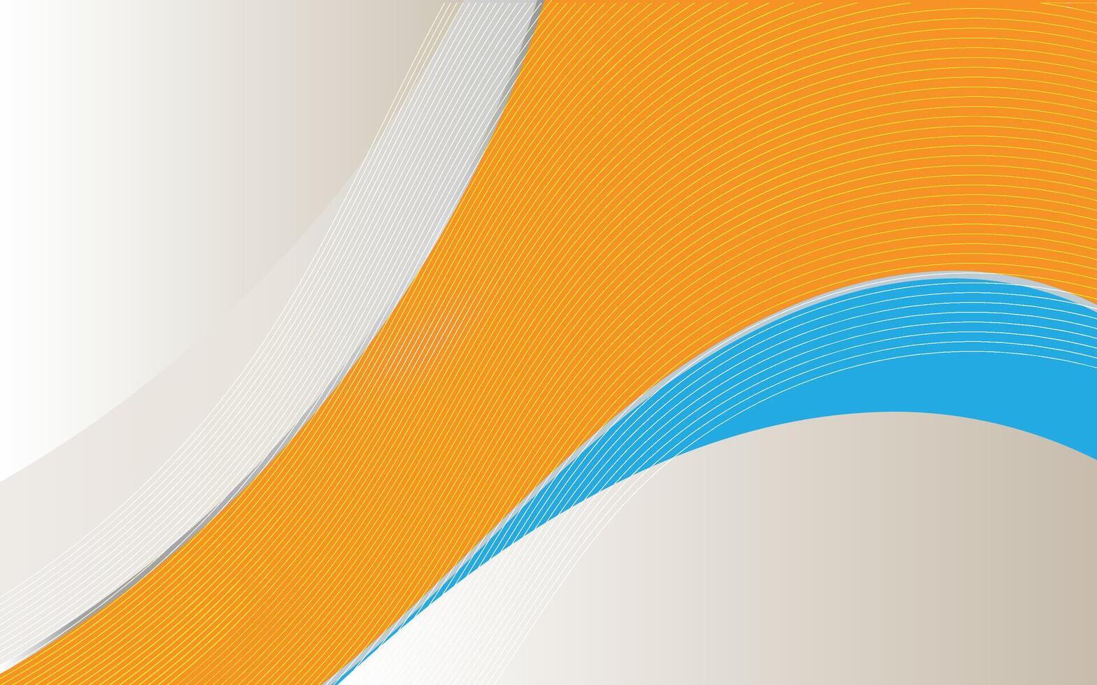 Modern yellow and blue wave abstract background design vector illustration