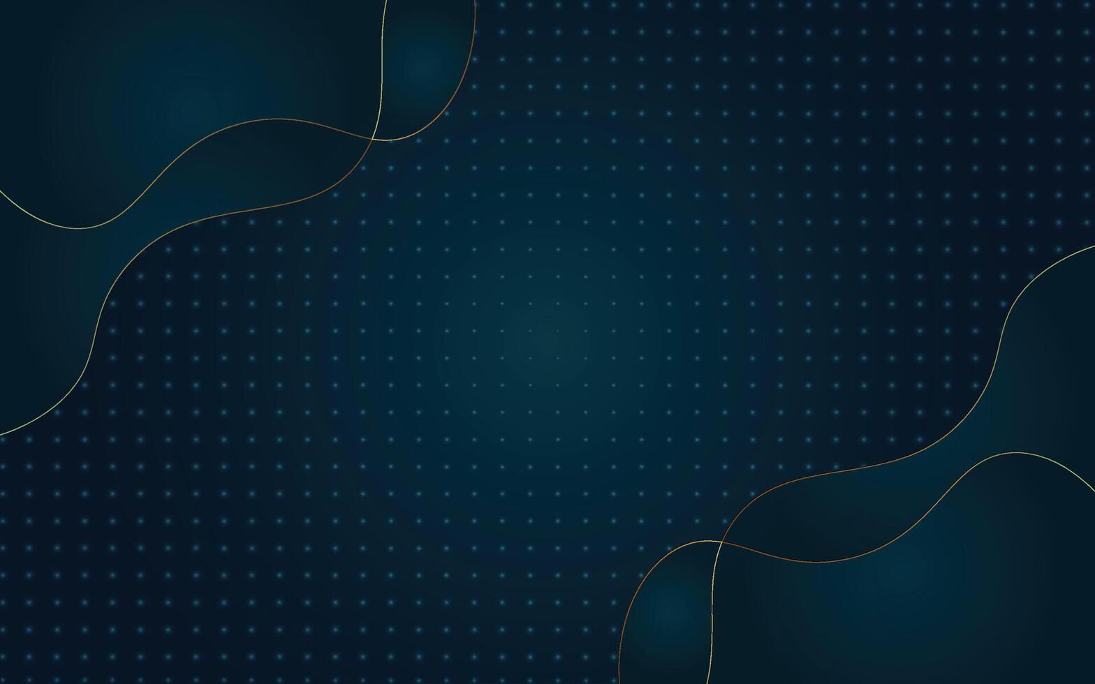abstract blue and gold background with a curved line vector