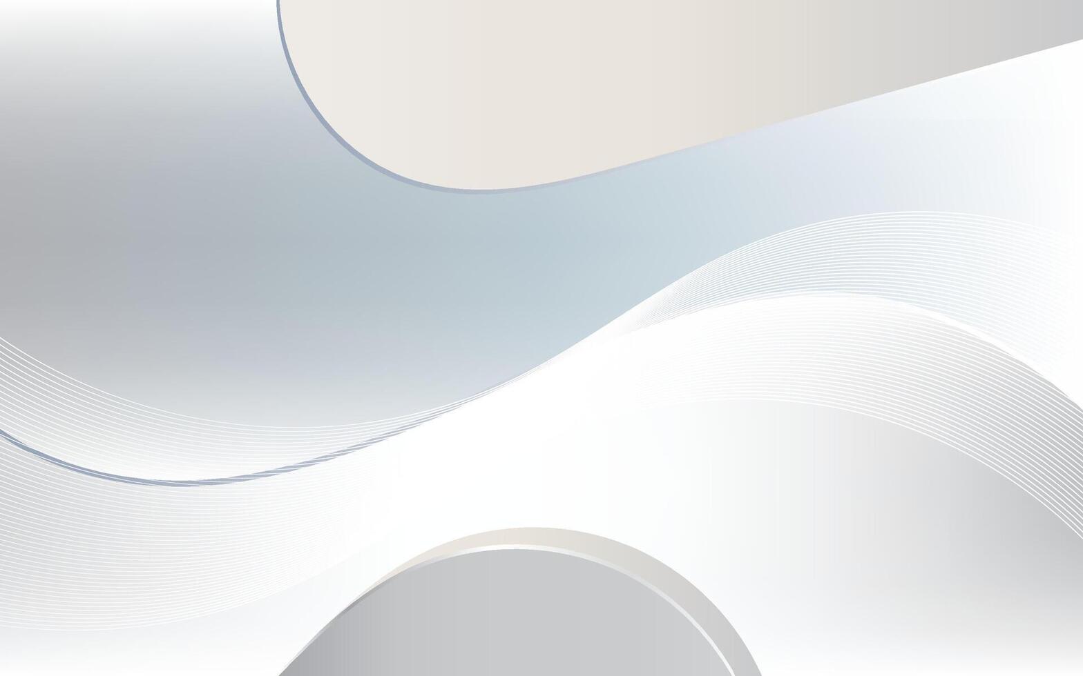 Abstract white wavy background design vector illustration eps 10