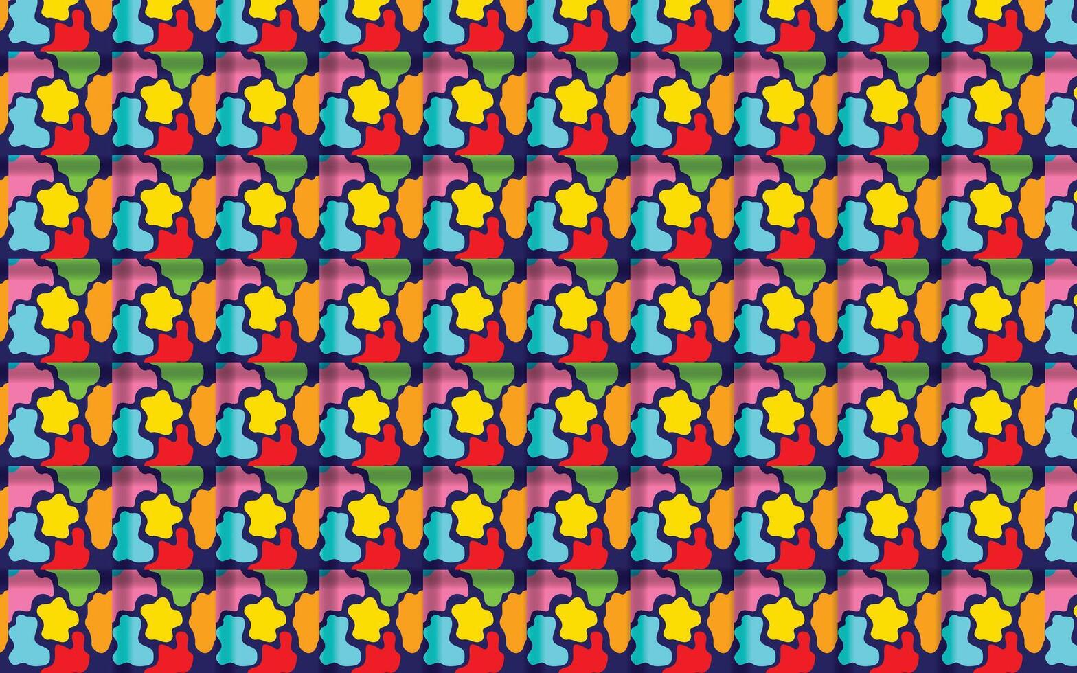 Colorful pattern and background design vector