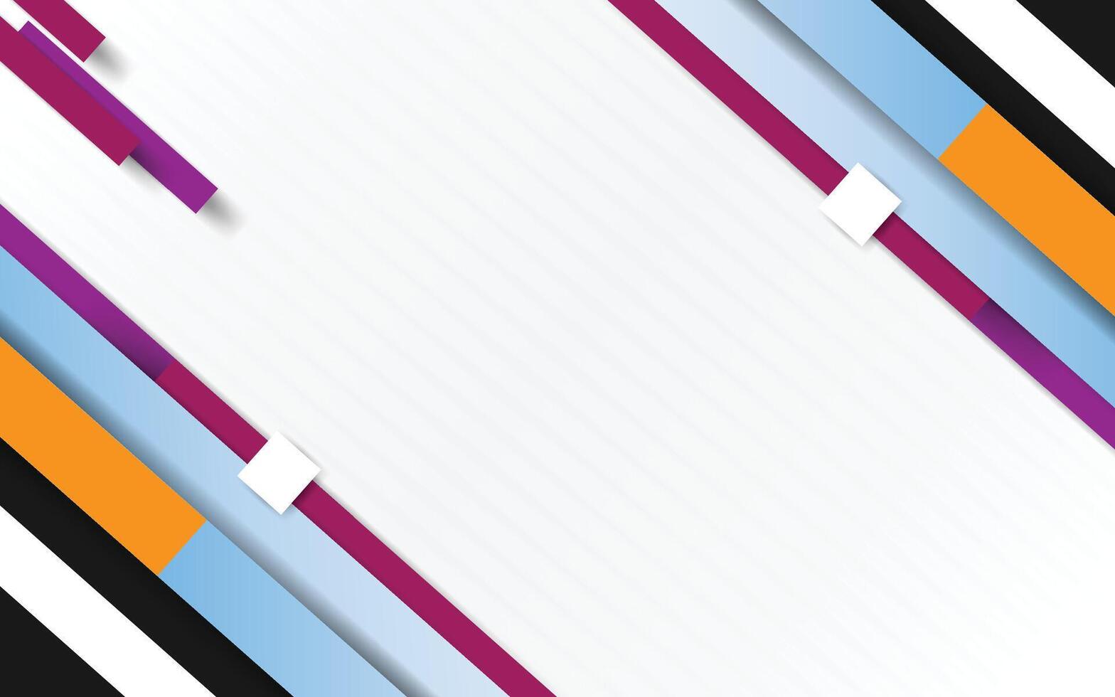 Diagonal abstract colorful background design vector