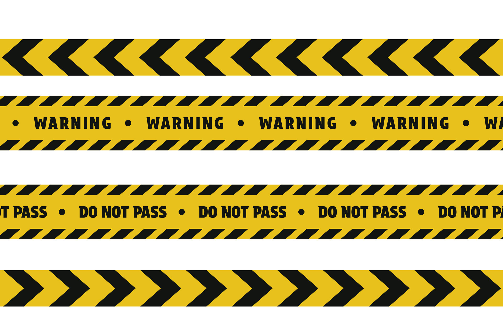 conjunto de debajo construcción advertencia alerta diseño vector modelo ...