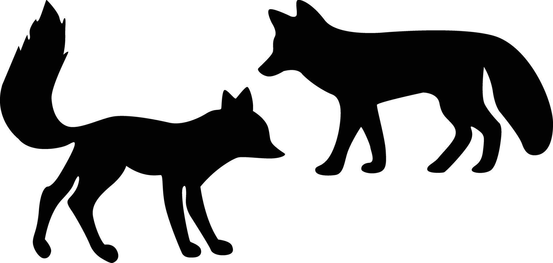 Fox Silhouette Vector