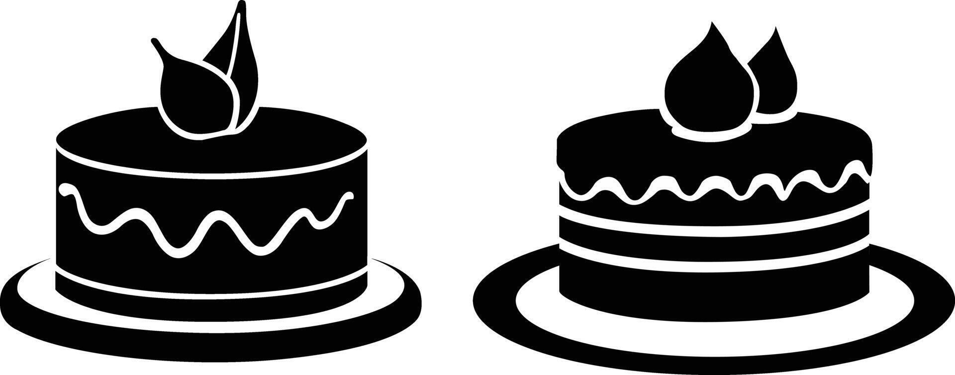 Cake Silhouette Vector