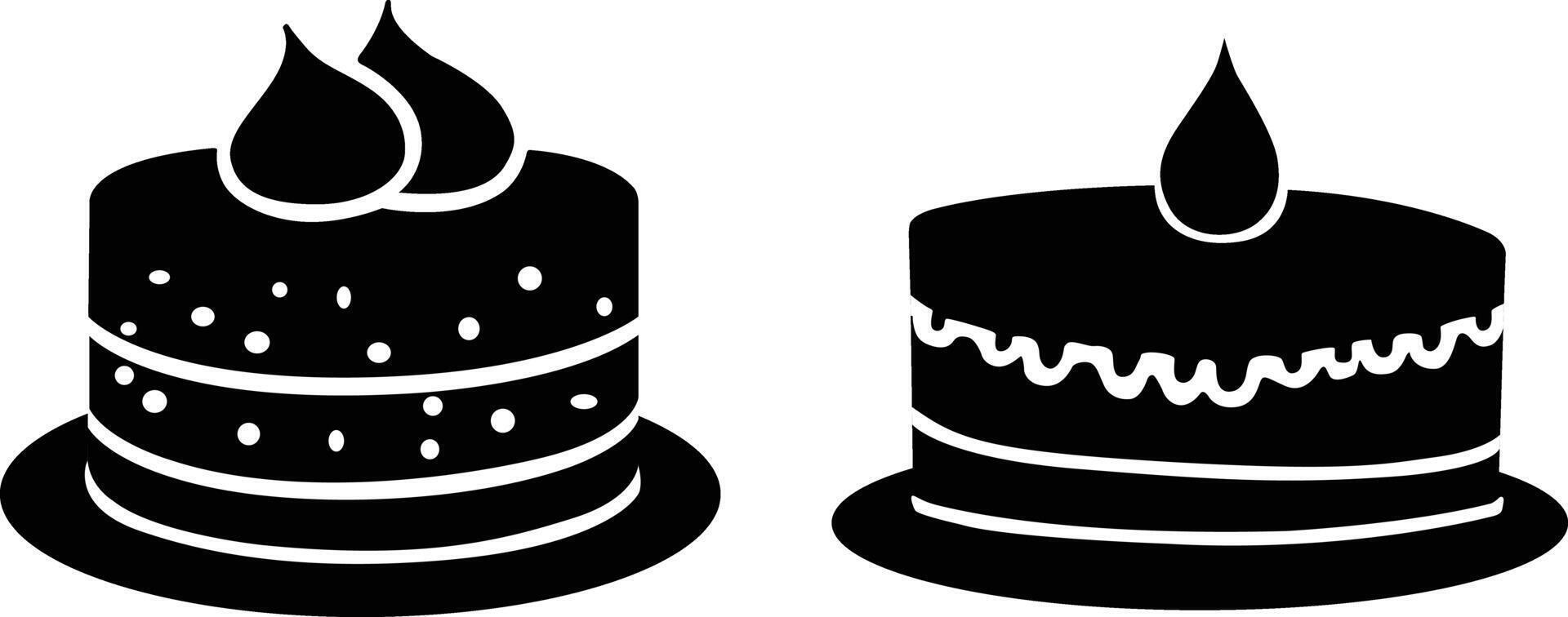 Cake Silhouette Vector