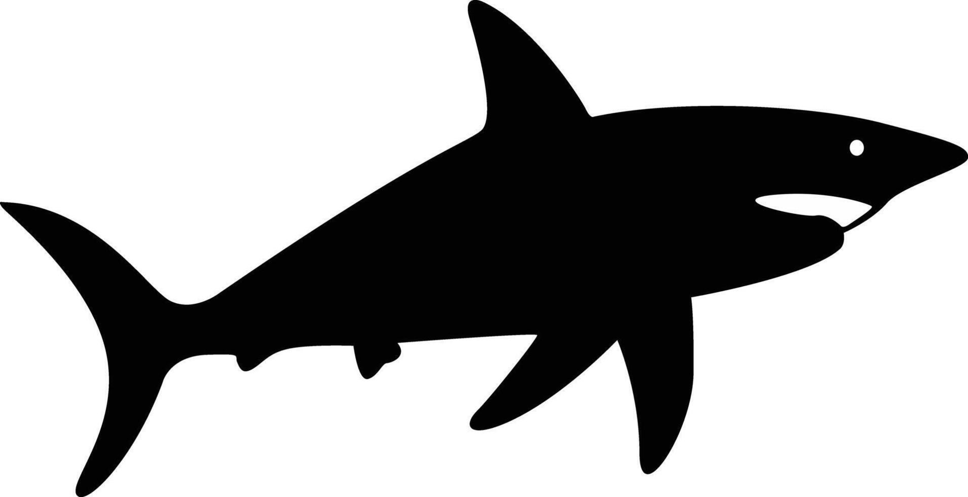 Shark Silhouette Vector