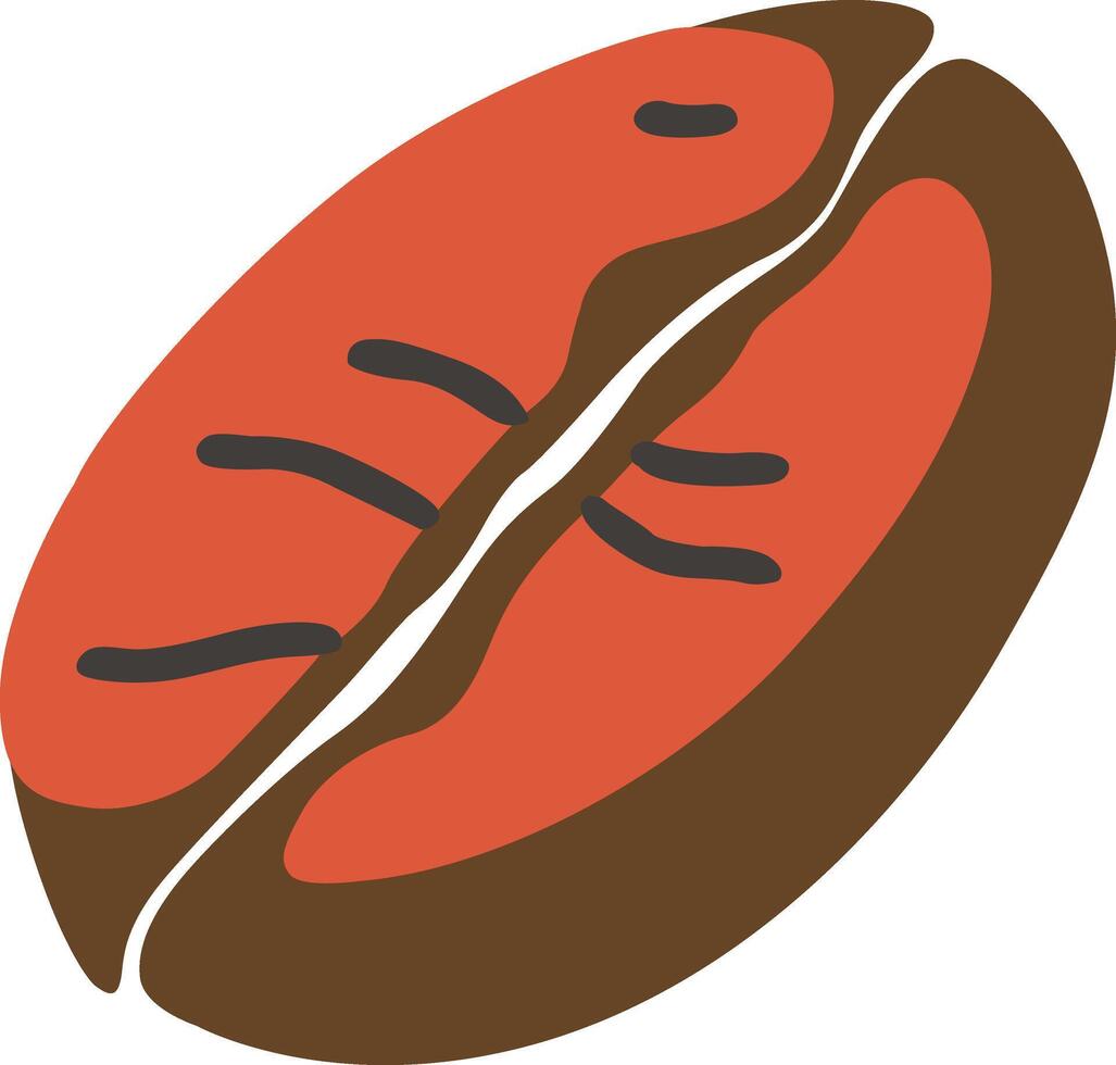 Coffee Bean Clipart Vector Illustration