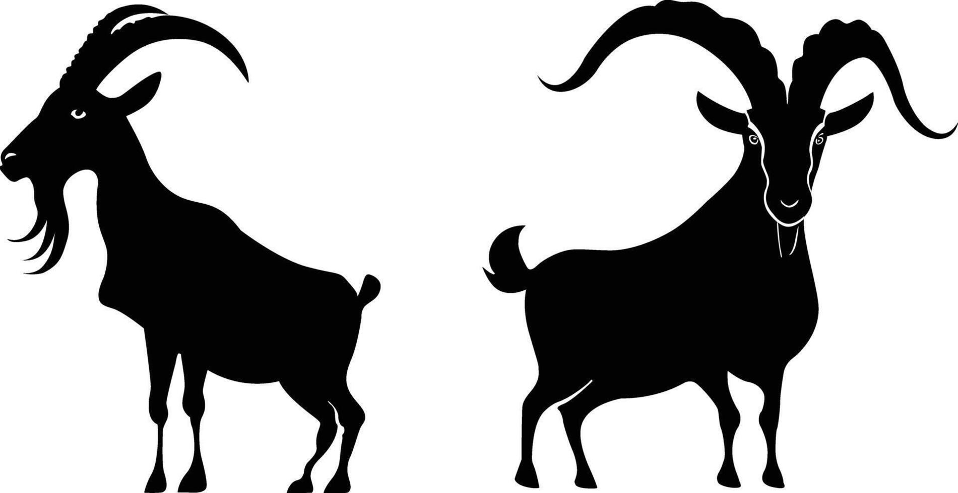 Goat Silhouette Vector