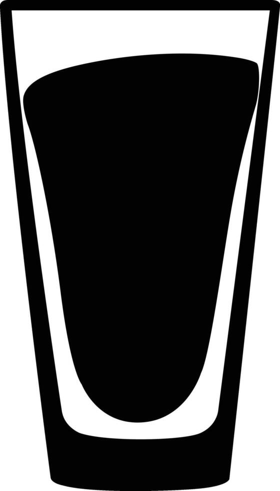 Glass Silhouette Vector Illustration