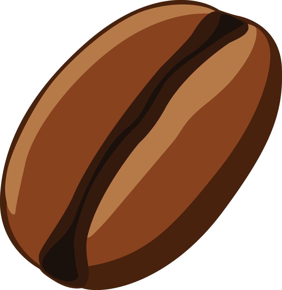 Coffee Bean Clipart Vector Illustration