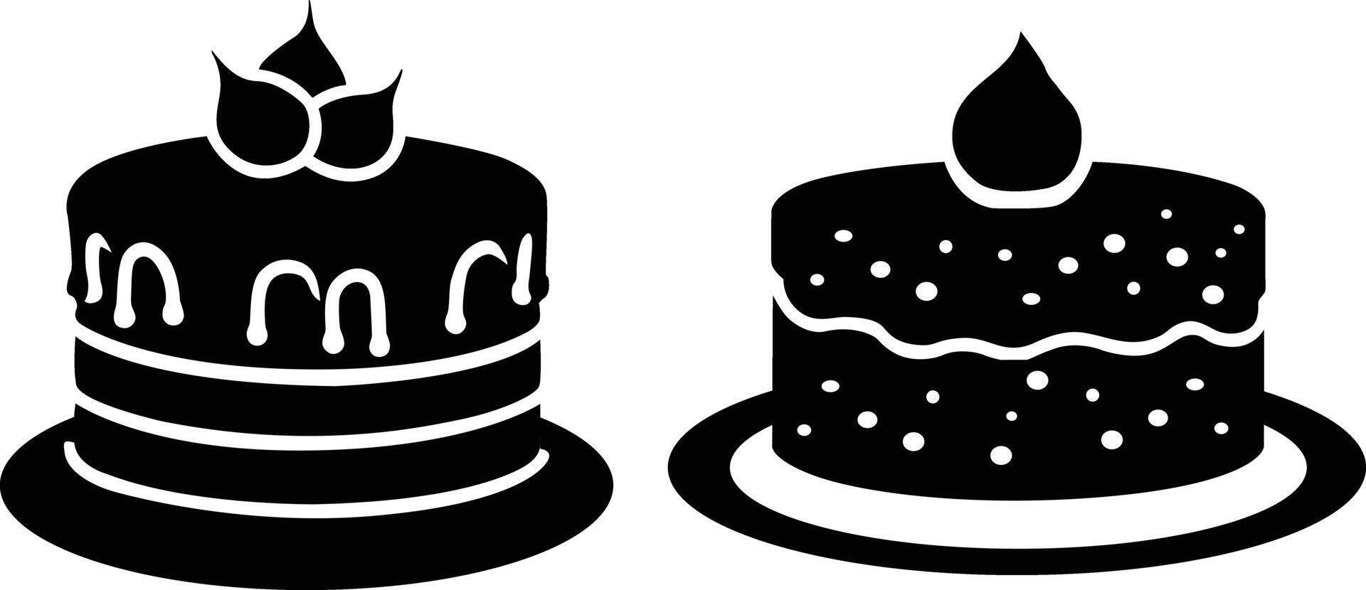 Cake Silhouette Vector