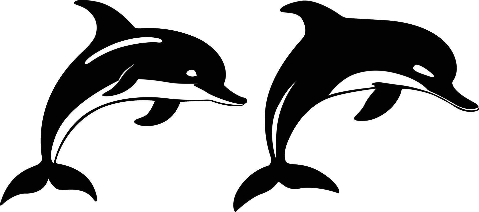 Dolphin Silhouette Vector