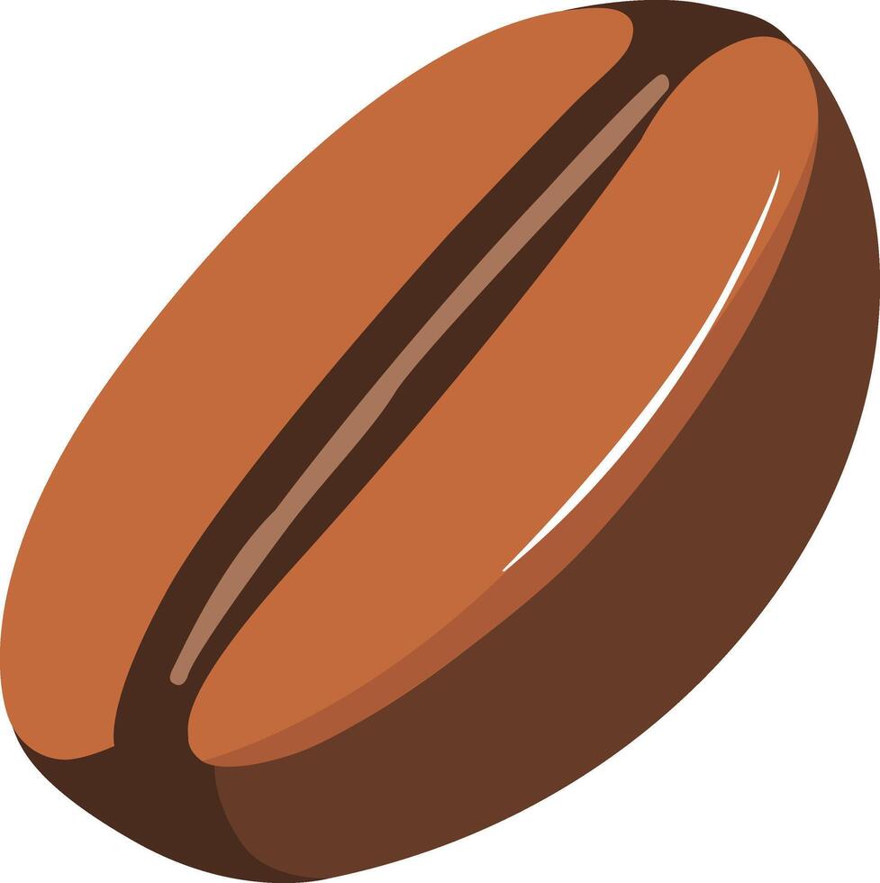 Coffee Bean Clipart Vector Illustration
