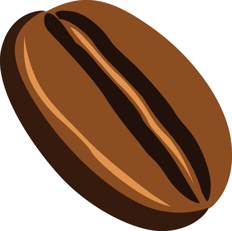 Coffee Bean Clipart Vector Illustration