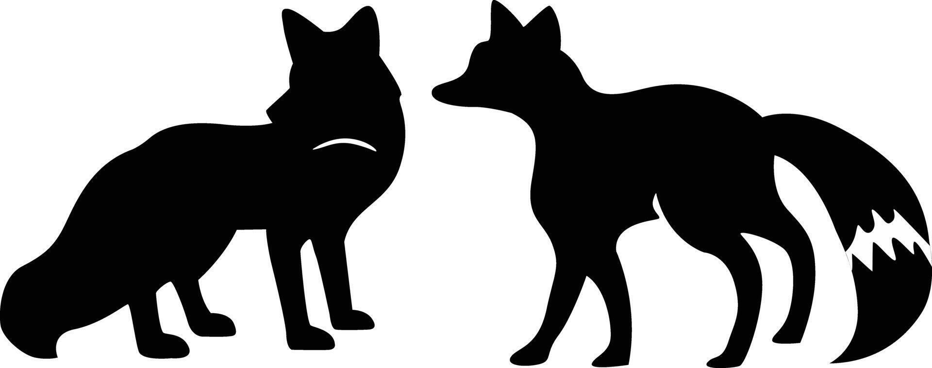 Fox Silhouette Vector