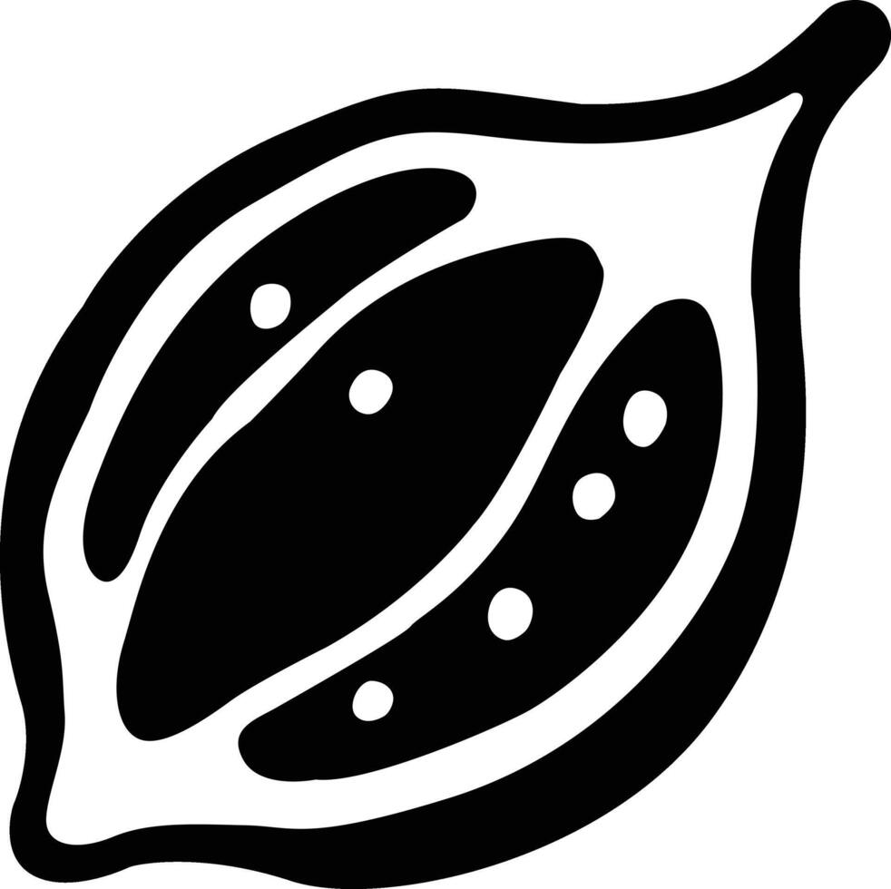 Lemon Silhouette Vector. Lemon Slice Silhouette Vector Illustration