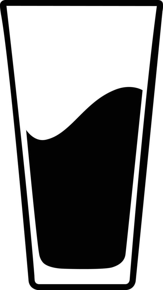 Glass Silhouette Vector Illustration