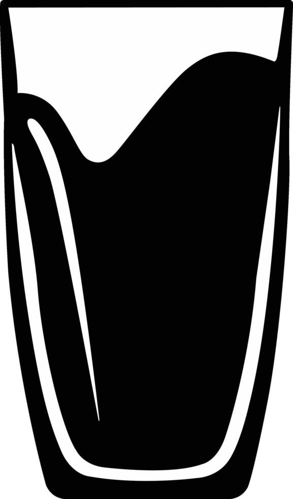 Glass Silhouette Vector Illustration