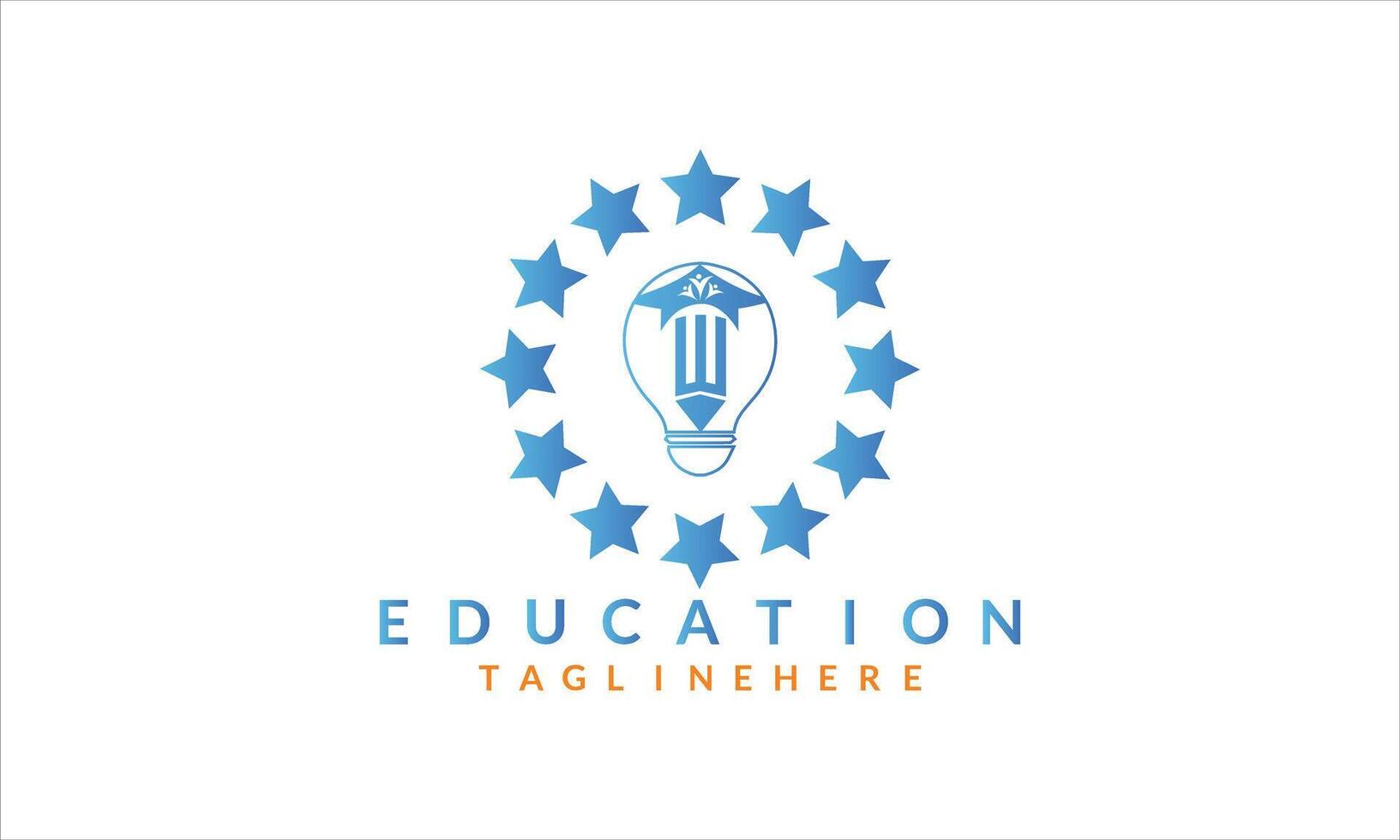 educación logo modelo. vector