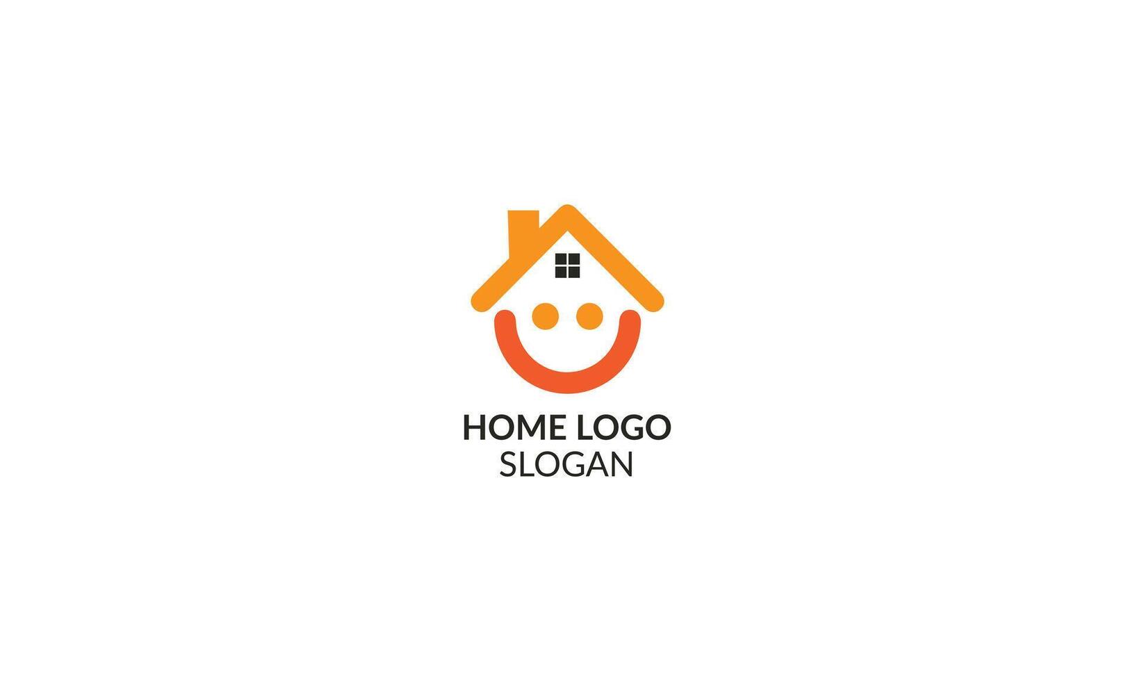 un símbolo de estabilidad y seguridad, nuestra hogar logo es un visual representación de el confiar nosotros inspirar. vector