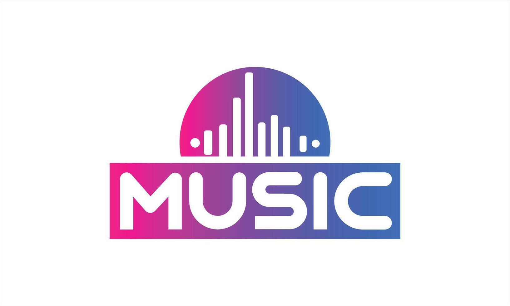 Our logo, with its rhythmic typography, captures the essence of our musical journey. vector