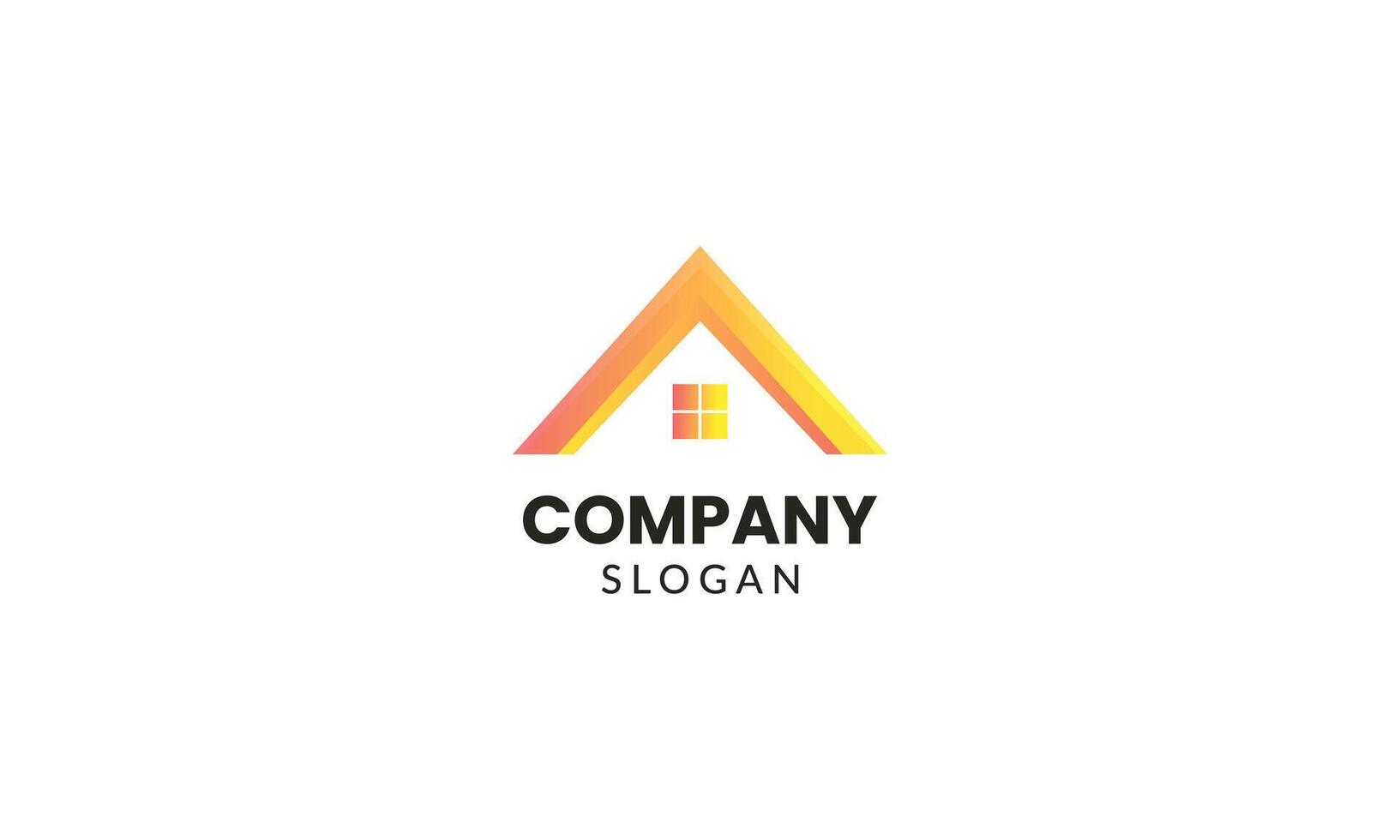 Abstract home logo design. vector