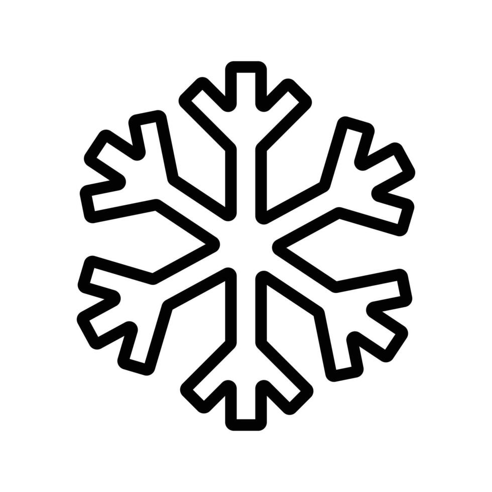 copo de nieve icono. Navidad y invierno tema. sencillo nieve plano negro ilustración en blanco antecedentes. eps 10 vector