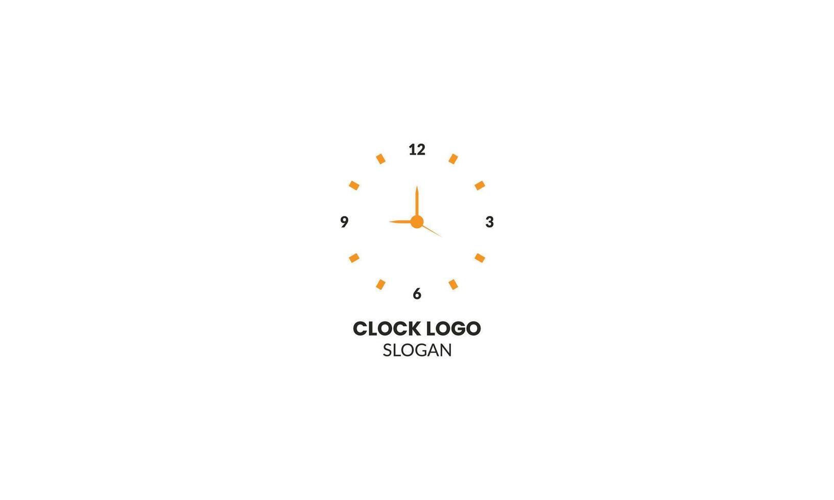 A timeless symbol of precision and elegance, our clock logo captures the essence of our brand. vector