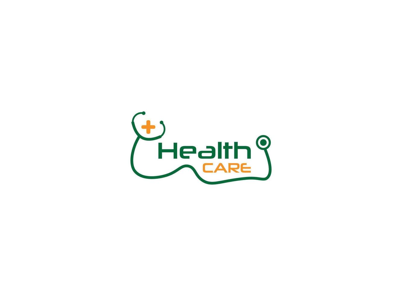 Good Health stethoscope Logo Template Design Vector