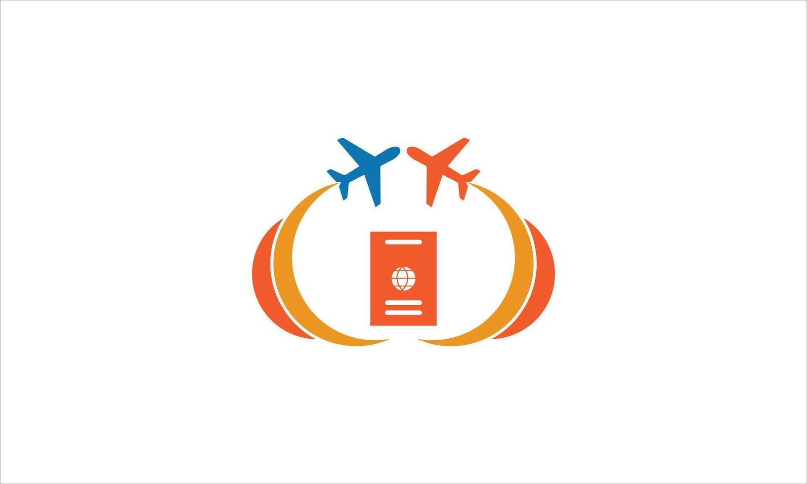 travel logo design. vector