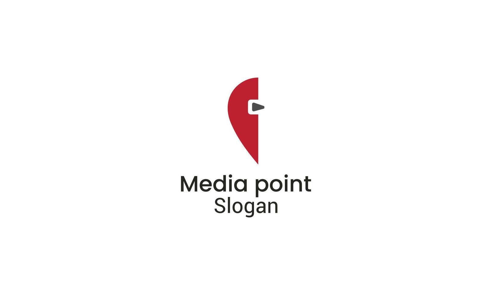 Creative Map Pin Logo Design Element. vector