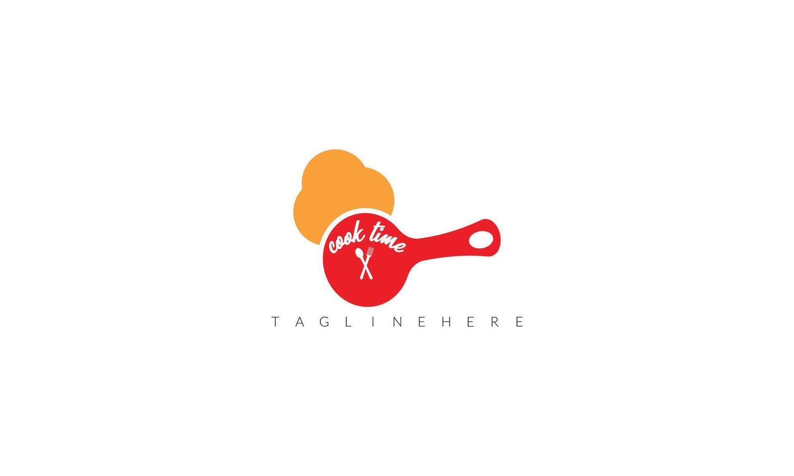 Cooking logo. Icon or symbol for design menu restaurant. Vector illustration