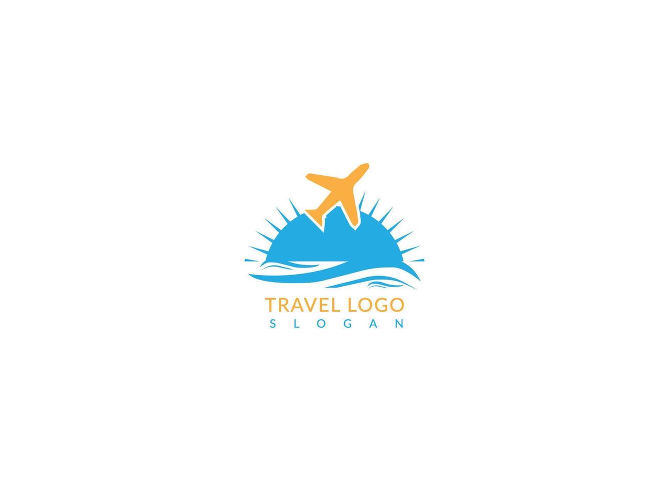 Airplane Vacation Logo Vector and Photos