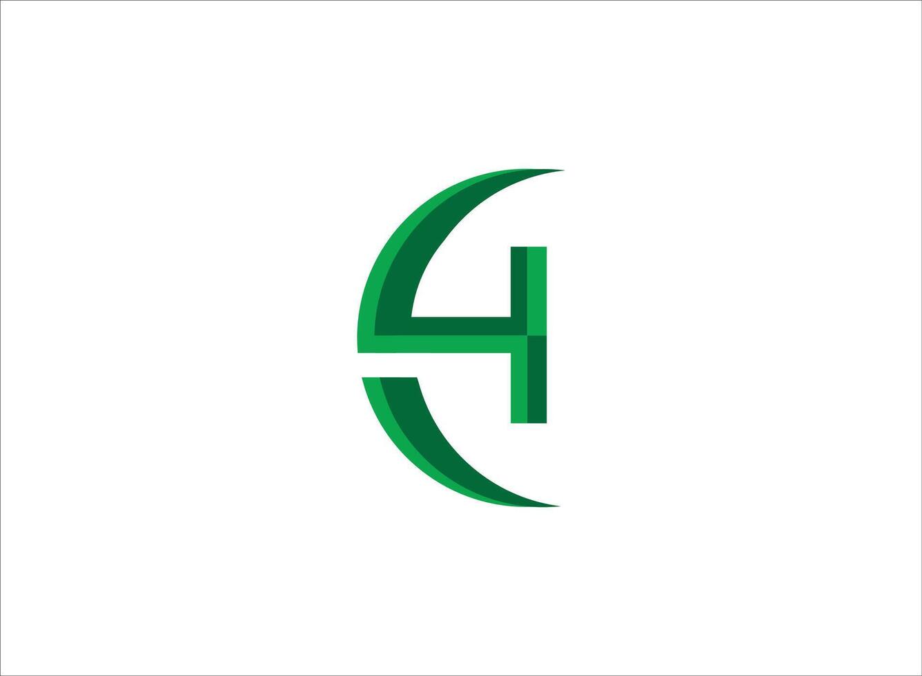 h último creativo inicial último logo . empresa logo. vector