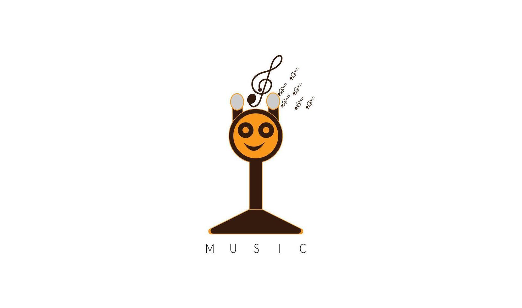 music logo design vector