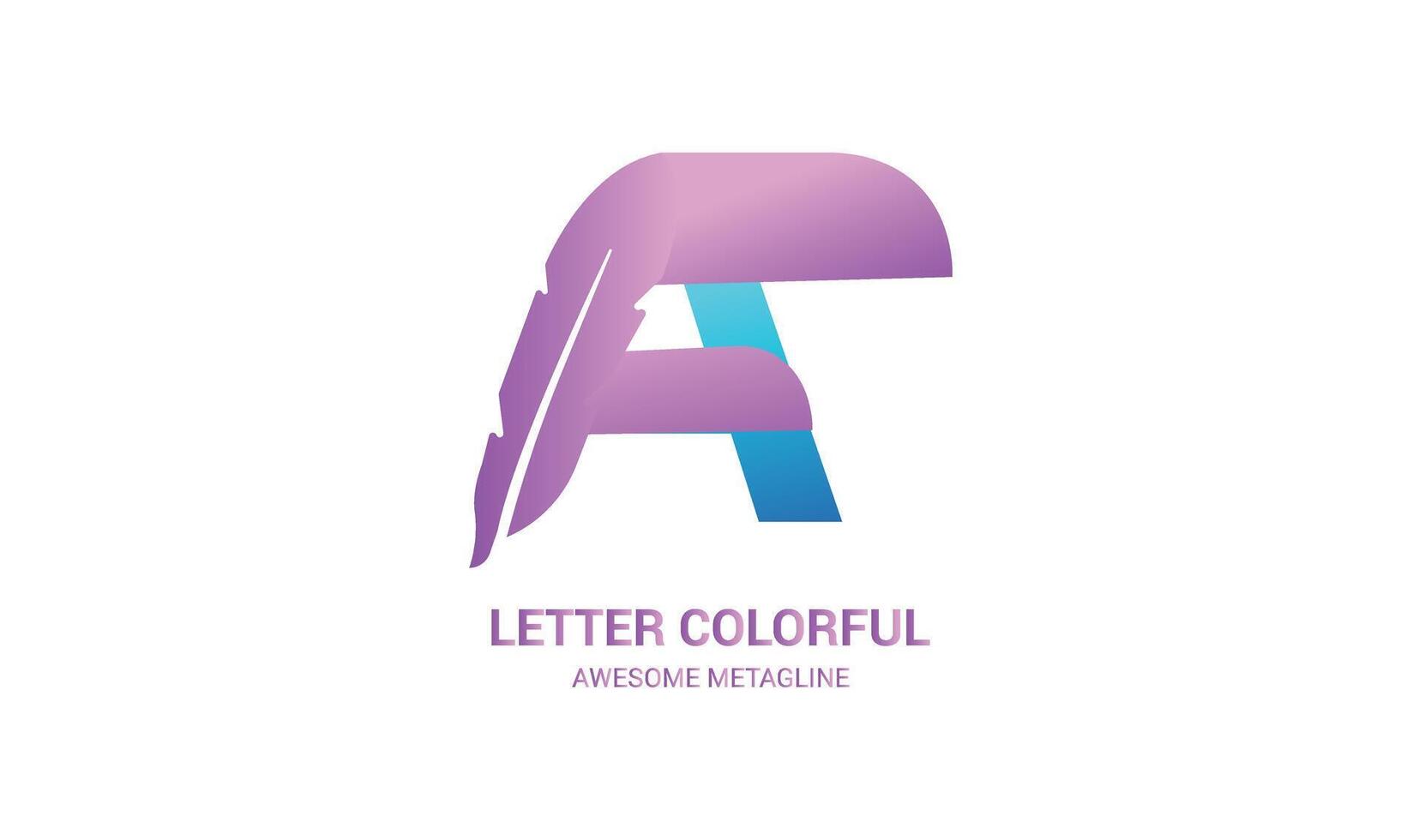 Latter AF Logo Template vector Abstract Monogram Symbol