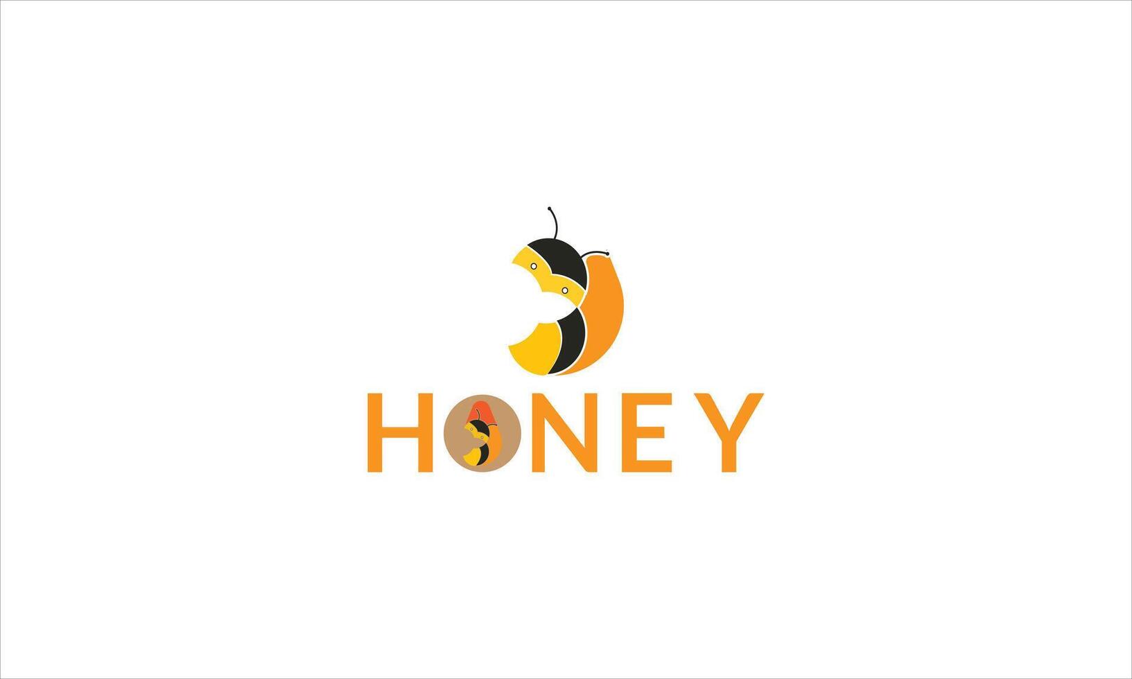 honey Bee animals logo vector