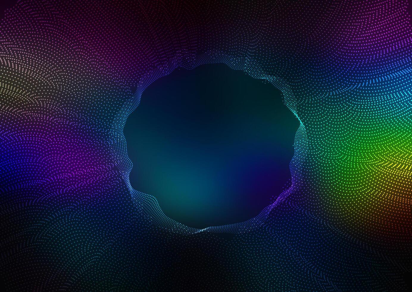 Abstract modern background with glowing particles vector
