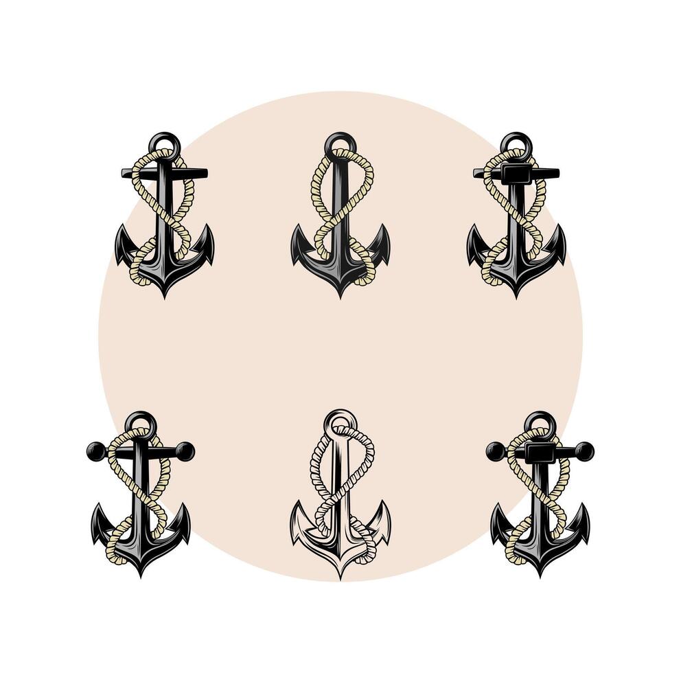 Anchor Design Illustration vector