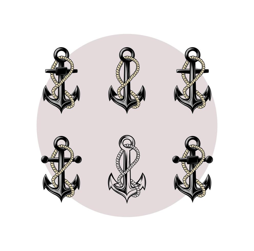 Anchor Design Illustration vector