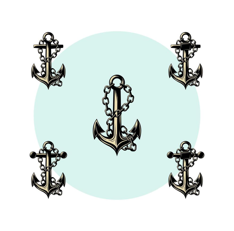 Anchor Design Illustration vector