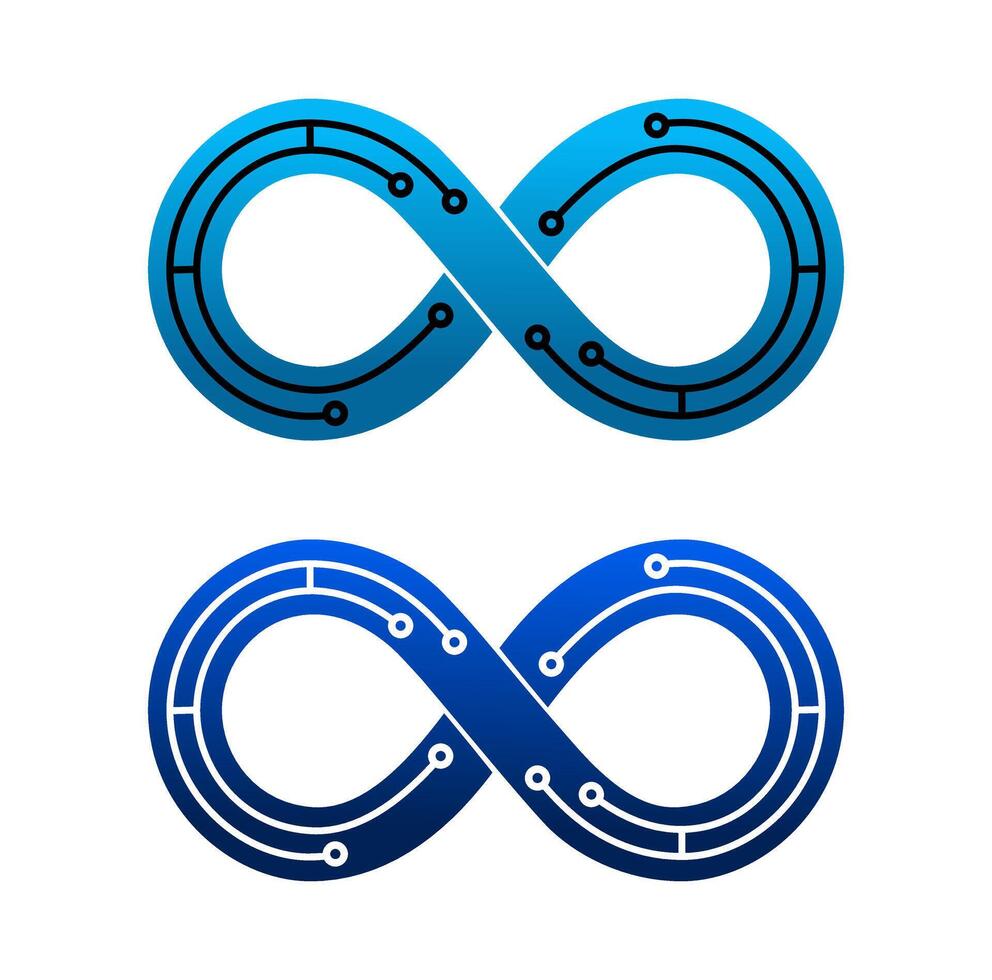 Infinity Loop Design Illustration vector