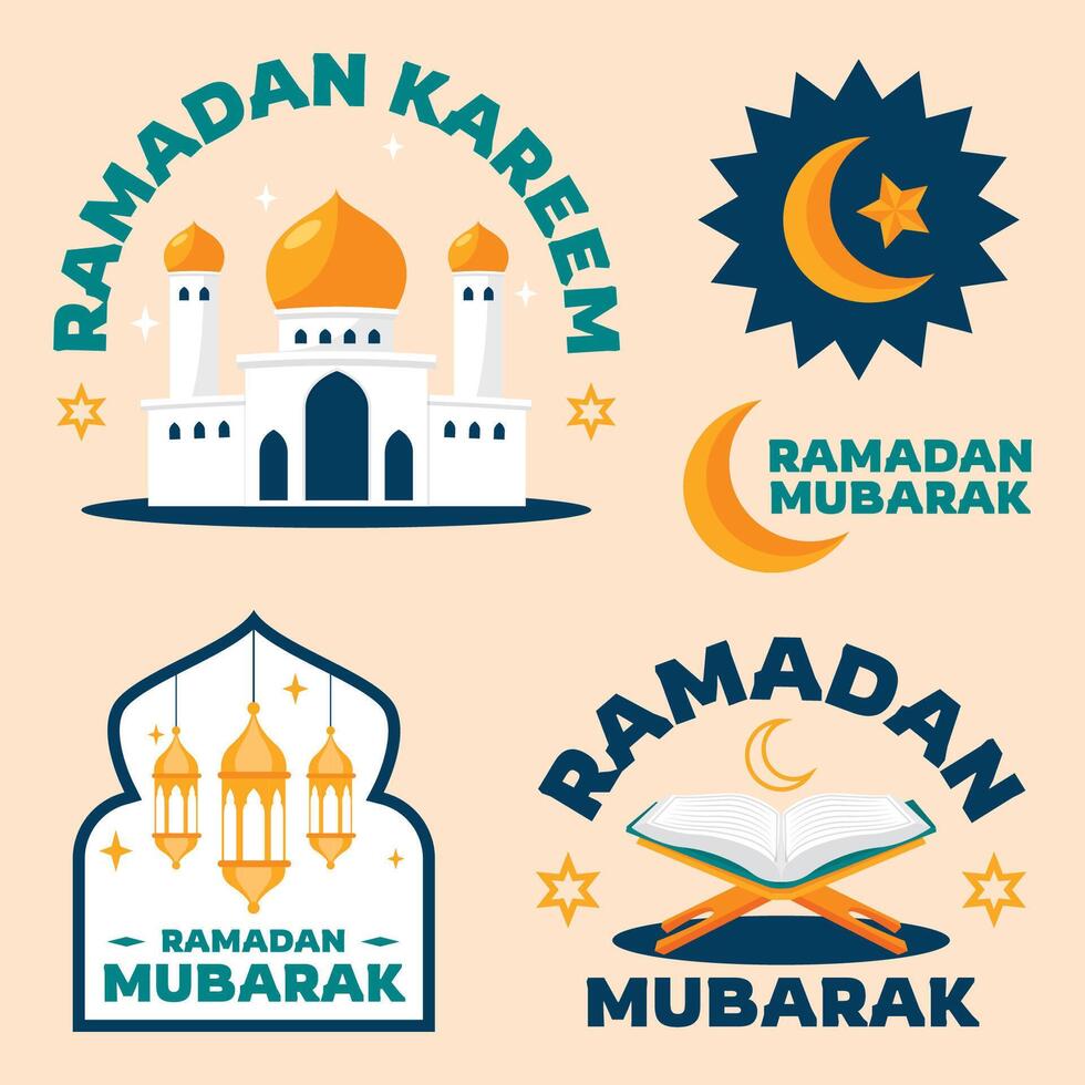 ramadán kareem ilustración vectorial vector