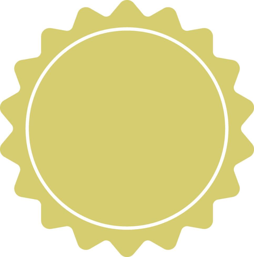 Gold Verified Badge vector